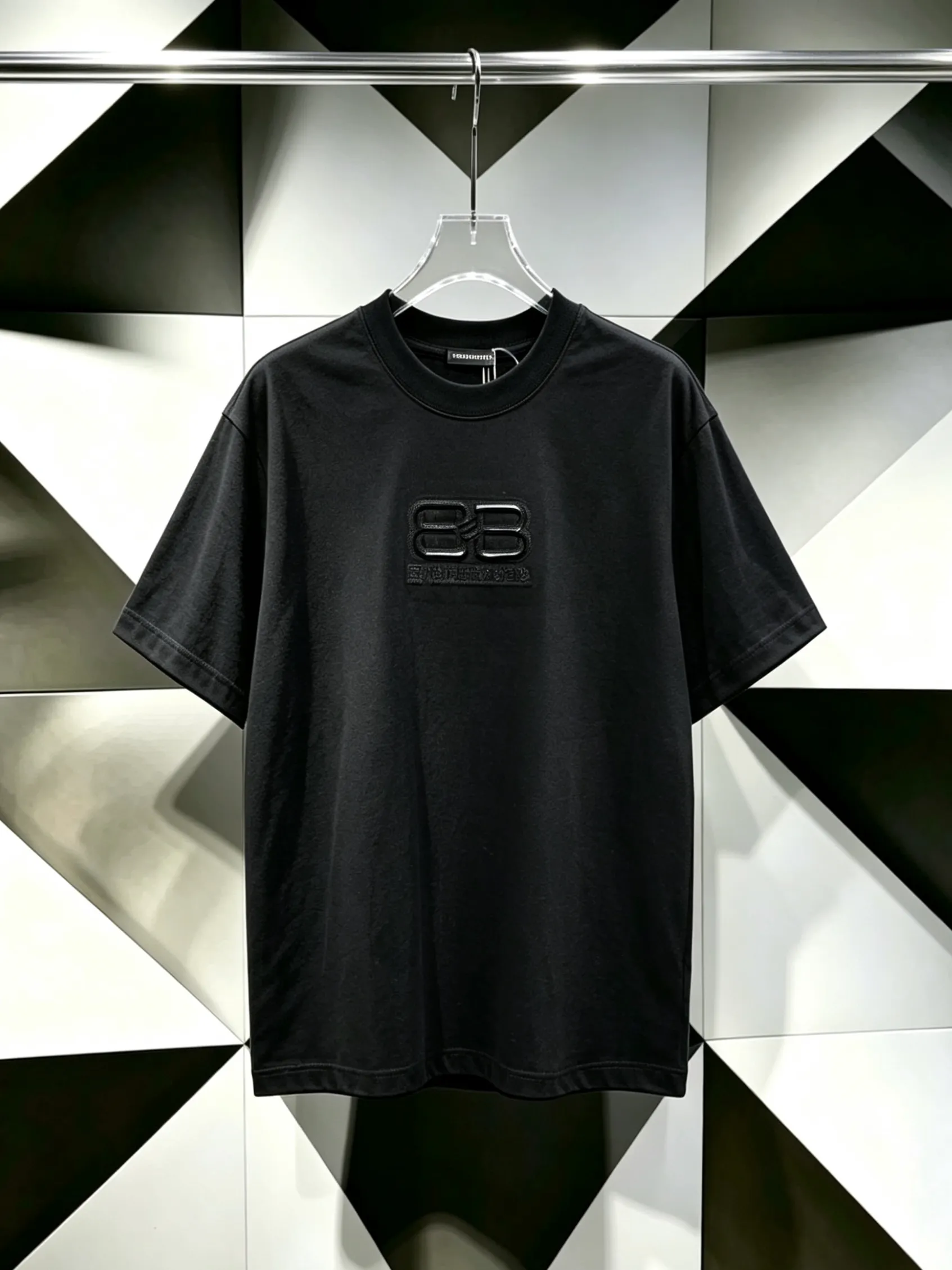 P90💰 Balenciaga* 2026 New Arrival T : 300g ： 🪡 🪡 :S M L XL XXL :Black